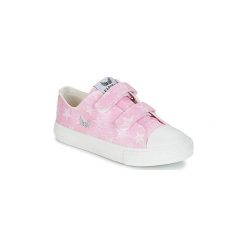 Buty Dziecko Kaporal ROSY. Różowe trampki dziewczęce marki Kaporal, bez wzorów, bez zapięcia. Za 109,00 zł.