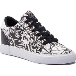 Sneakersy GUESS - FL5PX3 PEL12 BLKWH. Czarne półbuty damskie Guess, ze skóry ekologicznej. W wyprzedaży za 309,00 zł.