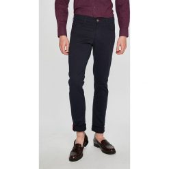 Trussardi Jeans - Spodnie. Szare chinosy męskie Trussardi Jeans, z bawełny. Za 369,90 zł.