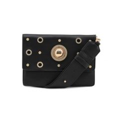 Versace Jeans Listonoszka Listonoszka VERSACE JEANS. Listonoszki damskie Versace Jeans, w paski, z jeansu, na ramię, z nadrukiem, bez dodatków. Za 516,00 zł.