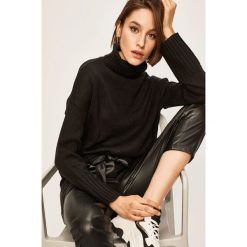 Answear - Sweter. Czarne swetry damskie ANSWEAR, s, bez wzorów, z dzianiny, bez rękawów, bez kaptura. W wyprzedaży za 59,90 zł.