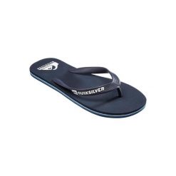Japonki MOLOKAI WAVE męskie. Niebieskie klapki męskie Quiksilver, bez wzorów, z gumy. Za 39,99 zł.