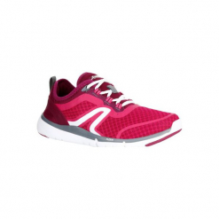 Buty do szybkiego marszu Soft 540 damskie. Czerwone buty do fitnessu damskie marki NEWFEEL, z gumy. Za 129,99 zł.