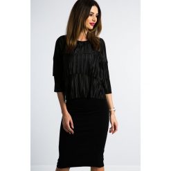 Czarna Plisowana Bluzka 1183. Czarne bluzki damskie marki Fasardi, s, bez wzorów, bez kołnierzyka, bez rękawów. Za 49,00 zł.