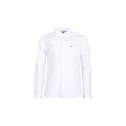 Koszule z długim rękawem Tommy Jeans TJM CLASSICS OXF. Białe koszule męskie Tommy Jeans, s, bez wzorów, z jeansu, bez kołnierzyka, z długim rękawem. Za 309,00 zł.