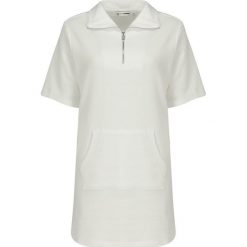 Sukienka codzienna DKNY Sport DP9D4044. Białe sukienki damskie DKNY Sport, na co dzień, m, bez wzorów, z bawełny, sportowe, bez kołnierzyka, bez rękawów, proste. W wyprzedaży za 209,00 zł.