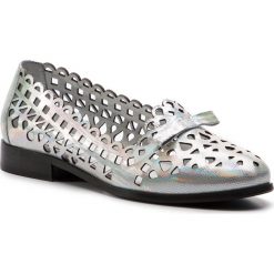 Półbuty SERGIO BARDI - Bronte SS127332219RB 110. Szare półbuty damskie Sergio Bardi, bez wzorów, ze skóry, bez obcasa, na obcasie, bez zapięcia. W wyprzedaży za 209,00 zł.