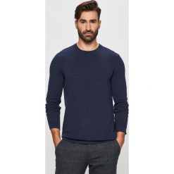 Tailored & Originals - Sweter. Niebieskie swetry męskie Tailored & Originals, s, bez wzorów, z bawełny, z okrągłym kołnierzem, bez kaptura. Za 219,90 zł.