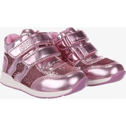 Różowe buty sportowe ze skórzaną wkładką na rzep casu f-737. Różowe buty dziewczęce sportowe Casu, bez wzorów, bez zapięcia. Za 59,99 zł.