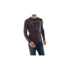 T-shirty z długim rękawem Guess M91I38 J1300 TRIANGLE TEE LS. Szare t-shirty męskie Guess, s, z aplikacjami, bez kołnierzyka, długie. Za 157,65 zł.