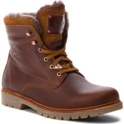 Trapery PANAMA JACK - Panama 03 Aviator Igloo C12 Napa Grass Cuero/Bark. Pomarańczowe buty zimowe męskie Panama Jack, ze skóry. W wyprzedaży za 649,00 zł.