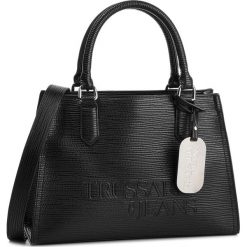 Torebka TRUSSARDI JEANS - T-Tote 75B00684 Black. Czarne torebki klasyczne damskie Trussardi Jeans, bez wzorów, z jeansu, klasyczne, na ramię, bez dodatków. Za 549,00 zł.