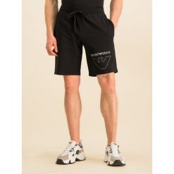 Szorty sportowe Emporio Armani Underwear 111004 0P575 00020. Czarne spodenki sportowe męskie Emporio Armani Underwear, s, bez wzorów, z elastanu, sportowe. Za 339,00 zł.