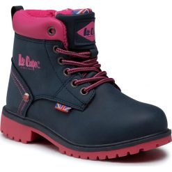 Trapery LEE COOPER - LCJK-20-01-022 Navy. Niebieskie śniegowce dziewczęce Lee Cooper, bez zapięcia. Za 149,00 zł.