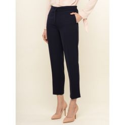 Chinosy Liu Jo Eleganza WA0398 T4164. Niebieskie spodnie damskie Liu Jo, z elastanu. W wyprzedaży za 329,00 zł.