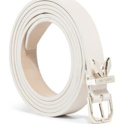 Pasek Damski PATRIZIA PEPE - 2V9392/A6O5-W309 Ivory. Brązowe paski damskie Patrizia Pepe, w paski, ze skóry. Za 389,00 zł.