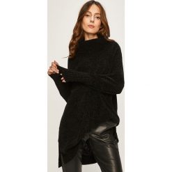 Answear - Sweter. Czarne swetry damskie ANSWEAR, s, bez wzorów, z bawełny, bez rękawów. W wyprzedaży za 99,90 zł.
