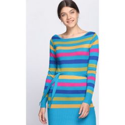 Niebieska Sukienka Never See. Niebieskie sukienki dzianinowe Born2be, l, oversize. Za 29,99 zł.