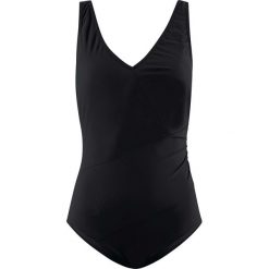 Kostium kąpielowy wyszczuplający bonprix czarny. Czarne stroje kąpielowe damskie bonprix, bez wzorów. Za 49,99 zł.