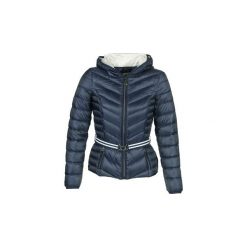 Kurtki pikowane Esprit APRATO. Niebieskie kurtki damskie Esprit, bez wzorów, bez kaptura. W wyprzedaży za 307,30 zł.