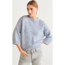 Mango - Sweter Nepal. Niebieskie swetry damskie Mango, s, bez wzorów, z poliesteru, bez rękawów, bez kaptura. Za 139,90 zł.