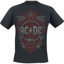 AC/DC Antique Crest T-Shirt czarny. Czarne koszulki męskie marki AC/DC, l, bez wzorów, bez kołnierzyka. Za 74,90 zł.