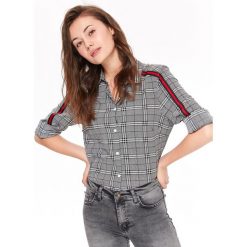 KOSZULA DAMSKA, Z TAŚMAMI. Czarne koszule body marki TROLL, na zimę, xs, z tkaniny. W wyprzedaży za 39,99 zł.