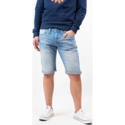 Pepe Jeans spodenki męskie Cash Short 31 niebieski. Niebieskie spodenki i szorty męskie Pepe Jeans, na lato, m, bez wzorów, z jeansu, krótkie. Za 289,00 zł.