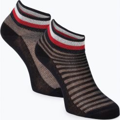 Tommy Hilfiger - Skarpety damskie pakowane po 2 szt., czarny. Czarne skarpetki damskie TOMMY HILFIGER, w paski, prążkowane. Za 39,95 zł.
