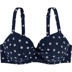 Bikini: Biustonosz bikini "Dominica Curves" w kolorze granatowym