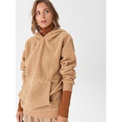 Pluszowa bluza z kapturem - Kremowy. Białe bluzy damskie House, s, bez wzorów, bez rękawów, z kapturem. Za 99,99 zł.