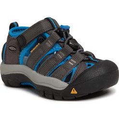 Sandały KEEN - Newport H2 1022825 Magnet/Brilliant Blue. Szare sandały chłopięce Keen, z tworzywa sztucznego, bez zapięcia. Za 249,00 zł.