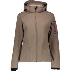 Bomberki damskie: Kurtka softshellowa w kolorze khaki