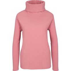 Bluza z polaru bonprix dymny różowy. Różowe bluzy damskie bonprix, bez wzorów, z polaru, bez rękawów, bez kaptura. Za 24,99 zł.