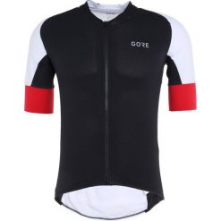 Gore Wear TRIKOT Strój drużynowy black/red. Czerwone koszulki męskie marki Gore Wear, m, bez wzorów, z elastanu, sportowe, bez kołnierzyka. Za 419,00 zł.