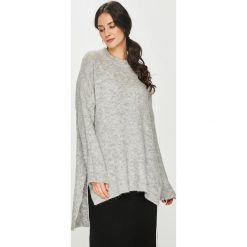 Answear - Sweter. Szare swetry damskie ANSWEAR, s, bez wzorów, z elastanu, bez rękawów, długie, bez kaptura. W wyprzedaży za 89,90 zł.