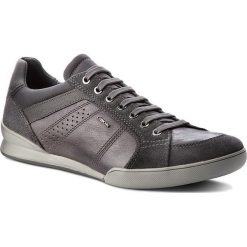 Półbuty GEOX - U Kristof A U620EA 01J22 C9004 Anthracite. Szare półbuty skórzane męskie Geox. W wyprzedaży za 349,00 zł.