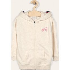 Tommy Hilfiger - Bluza dziecięca 104-176 cm. Białe bluzy dziewczęce z elastanu. W wyprzedaży za 219,90 zł.