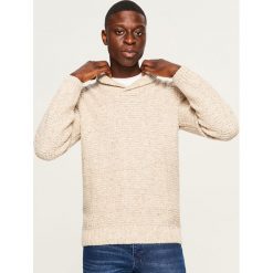 Sweter - Beżowy. Brązowe swetry klasyczne męskie marki Reserved, l. Za 159,99 zł.