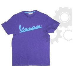 Tshirt męski Vespa fiolet rozmiar M. Niebieskie t-shirty męskie Vespa, m, bez wzorów, bez kołnierzyka. Za 151,40 zł.