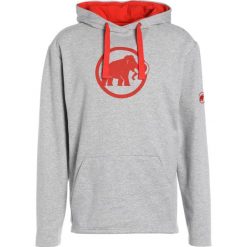 Bluzy męskie: Mammut MAMMUT LOGO Bluza z kapturem granit melange/spicy