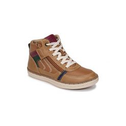 Buty Dziecko Geox JR GARCIA BOY. Pomarańczowe trampki chłopięce Geox, bez wzorów, bez zapięcia. Za 174,50 zł.