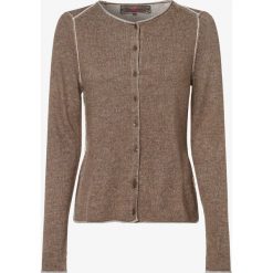 Lieblingsstück - Kardigan damski – HeidiL, brązowy. Pomarańczowe swetry damskie Lieblingsstück, bez wzorów, bez rękawów, bez kaptura. Za 449,95 zł.