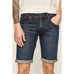 Wrangler - Szorty jeansowe. Niebieskie spodenki i szorty męskie Wrangler, l, bez wzorów, z jeansu, casualowe. Za 249,90 zł.