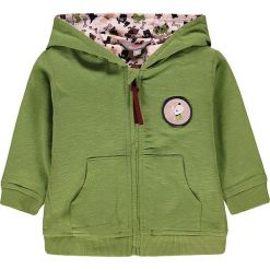 Bluza w kolorze zielonym. Zielone bluzy niemowlęce Kanz, bez wzorów, bez rękawów, bez kaptura. W wyprzedaży za 52,95 zł.