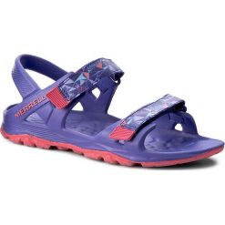Sandały MERRELL - Hydro Drift MY56495 Fioletowy. Fioletowe sandały dziewczęce marki Merrell, w kolorowe wzory, z materiału. W wyprzedaży za 139,00 zł.