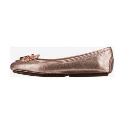 Michael Kors Lilie Baleriny Różowy. Różowe baleriny damskie Michael Kors, bez wzorów, ze skóry, bez obcasa. Za 533,95 zł.