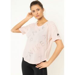 Koszulka techniczna NIKE Air BV3356. Czarne koszulki damskie polo Nike, s, bez wzorów, z elastanu, bez rękawów. W wyprzedaży za 129,00 zł.