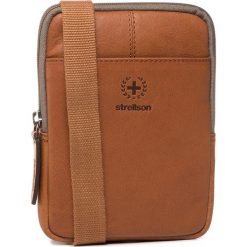 Saszetka STRELLSON - Blackwall 4010002751 Cognac 703. Pomarańczowe torby męskie skórzane Strellson, bez wzorów, ze skóry, młodzieżowe. Za 259,00 zł.