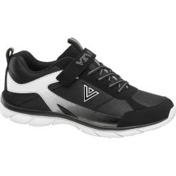 Czarno-białe sneakersy chłopięce Venice z zapięciem na rzep Venice czarno-białe. Czarne trampki chłopięce Venice, bez wzorów, z materiału, sportowe, bez zapięcia. Za 119,90 zł.